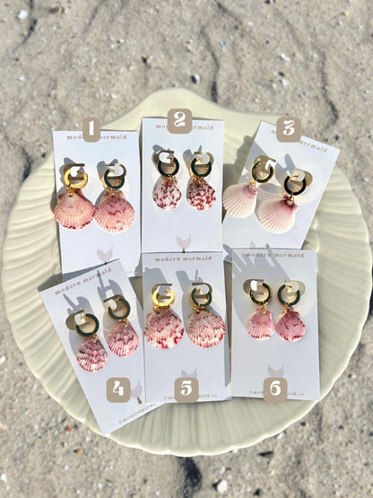 Dainty Gold Mermaid Earrings