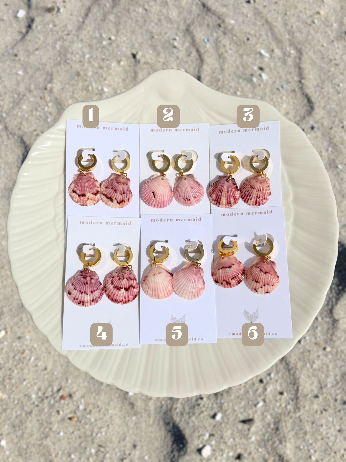 Dainty Gold Mermaid Earrings