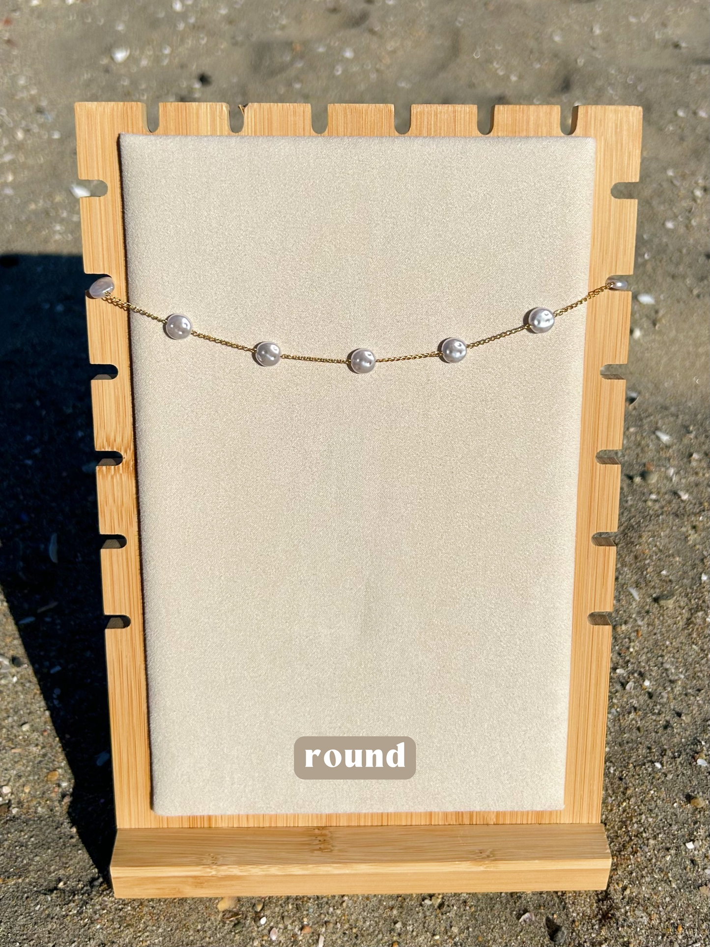 Dainty Gold Mermaid Pearl Layering Chains