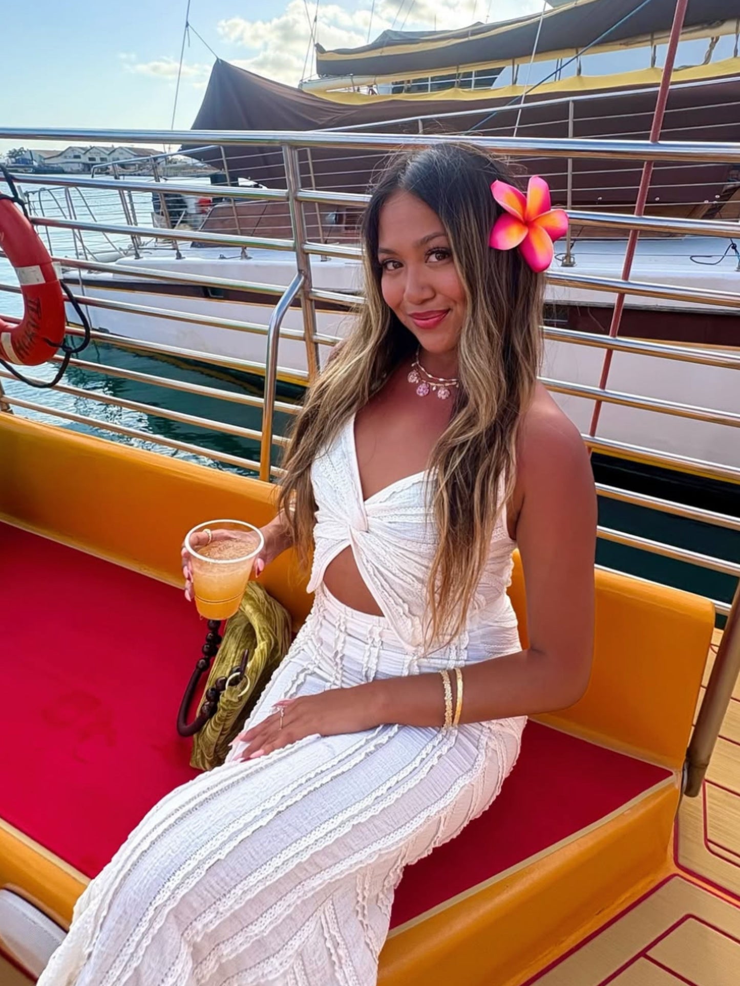 Dainty Gold Mermaid Charm Necklace