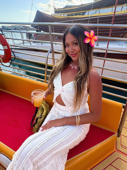 Dainty Gold Mermaid Charm Necklace