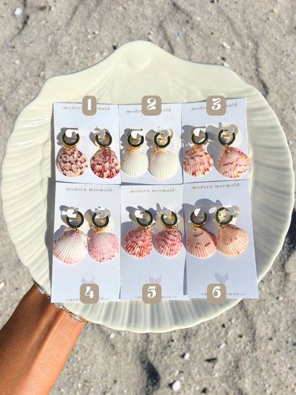 Dainty Gold Mermaid Earrings